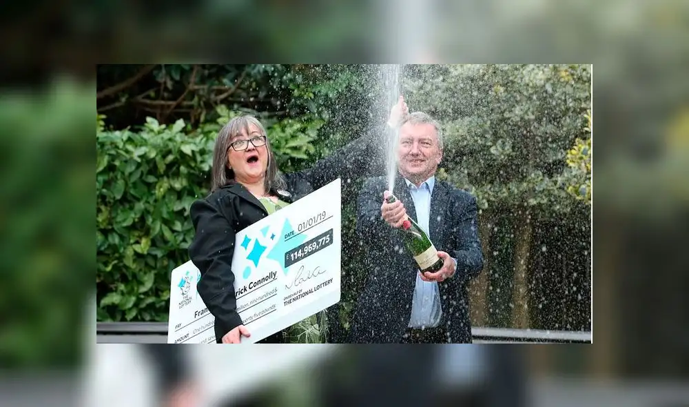 Esposos ganan millonario premio de lotería y lo compartirán con 50 amigos