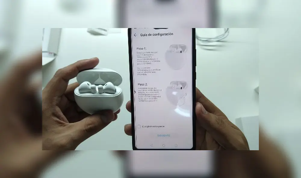 Los FreeBuds 3 de Huawei podrán ser 'emparejados' a través de la app Al Life en Android. Foto: Daniel Robles Los FreeBuds 3 de Huawei podrán ser 'emparejados' a través de la app Al Life en Android. Foto: Daniel Robles