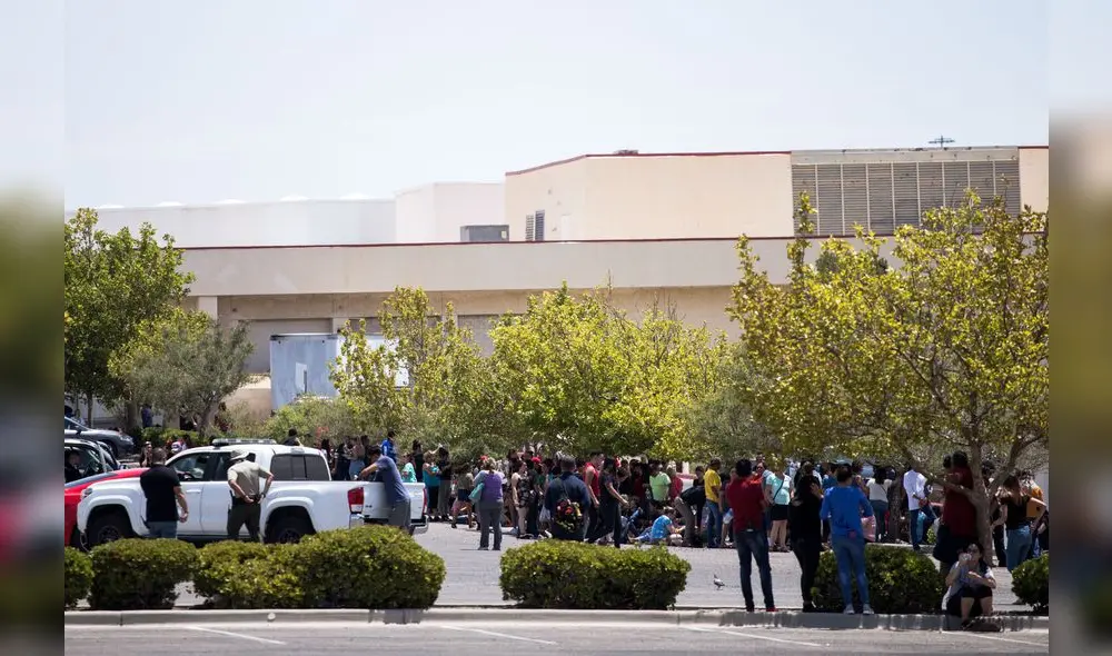Veinte muertos y 26 heridos dejó el tiroteo este sábado en un centro comercial de El Paso, Texas. Foto: AFP. Veinte muertos y 26 heridos dejó el tiroteo este sábado en un centro comercial de El Paso, Texas. Foto: AFP.
