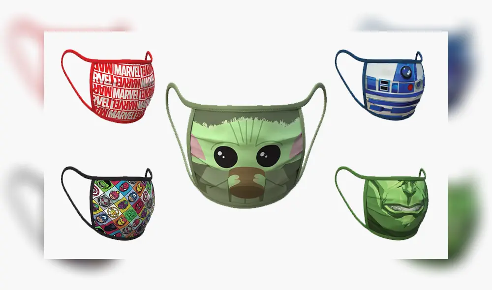 Disney presenta mascarillas faciales personalizadas con diferentes personajes de sus series y películas. Disney presenta mascarillas faciales personalizadas con diferentes personajes de sus series y películas.