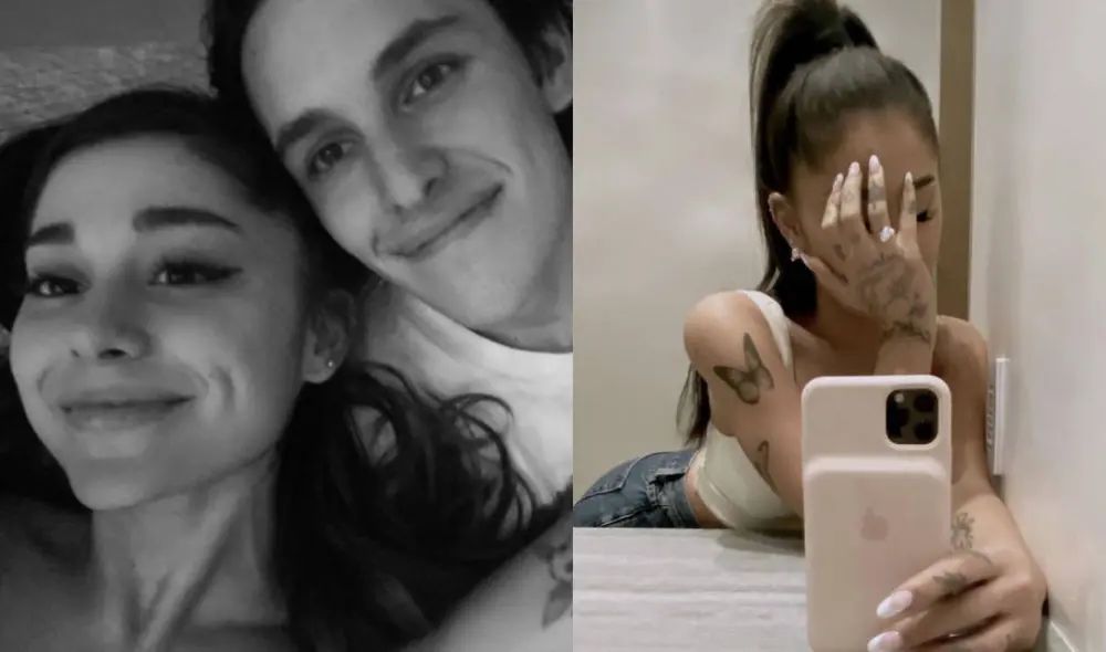 Ariana Grande se compromete con su pareja Dalton Gomez. Foto: Ariana Grande / Instagram