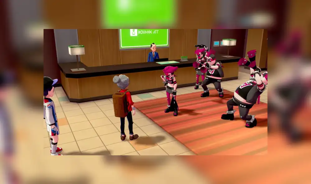 Team Yell será el grupo que hará de todo para que Roxy pueda ser la campeona de Galar en Pokémon Shield and Sword