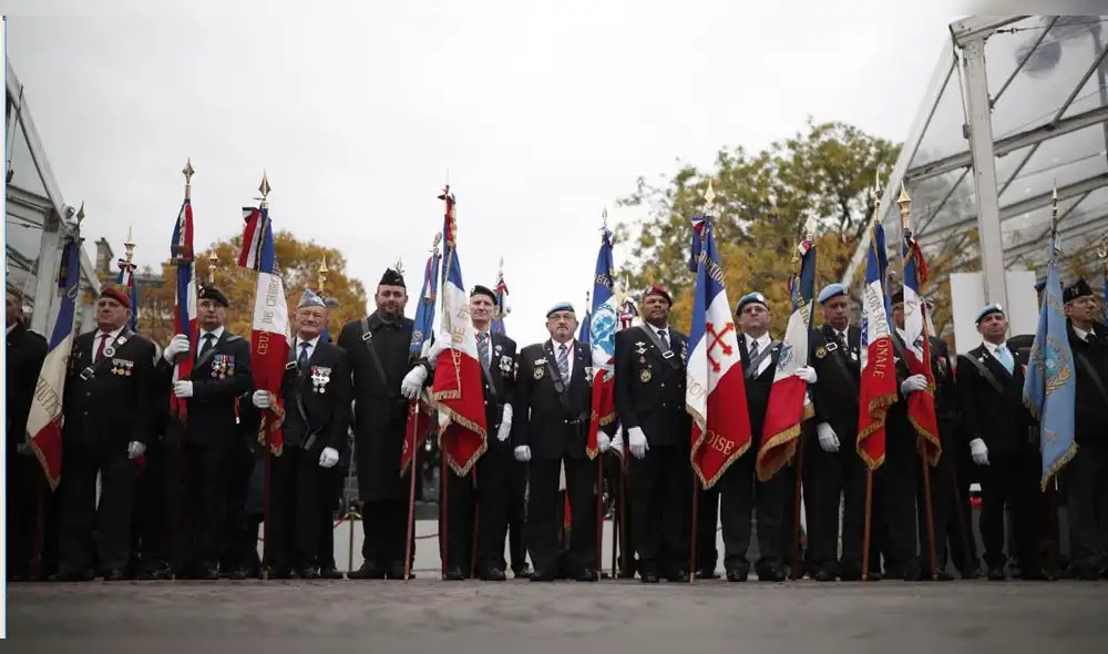 Líderes del mundo conmemoran 100 años del fin de la Primera Guerra Mundial