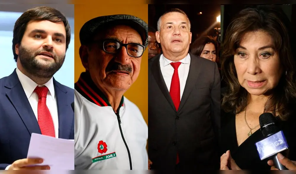 Alberto de Belaunde y Martha Chávez retornarán al Parlamento. Composición: La República.