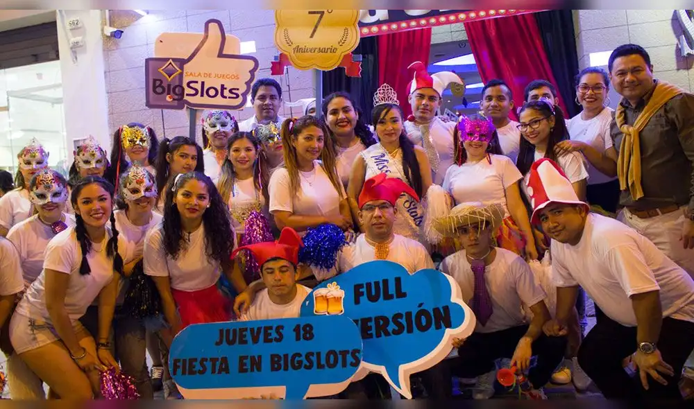 Chiclayo: sala de juegos Big Slots celebra su séptimo aniversario
