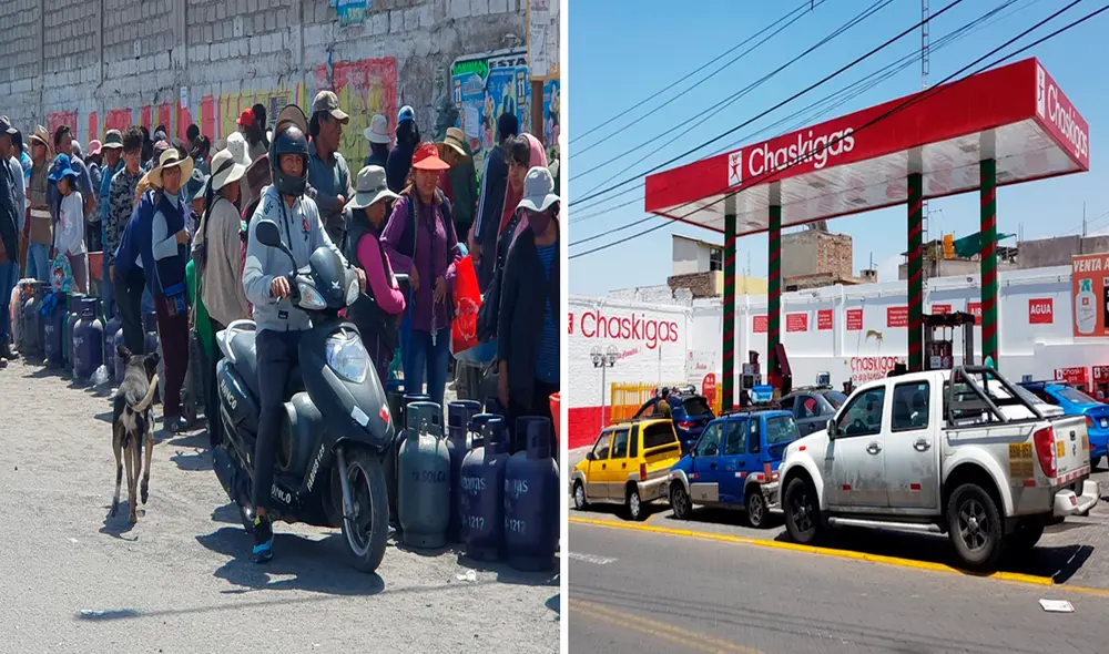 Conductores y ciudadanos formaron colas desde muy temprano. Foto: HBA Noticias/ La República