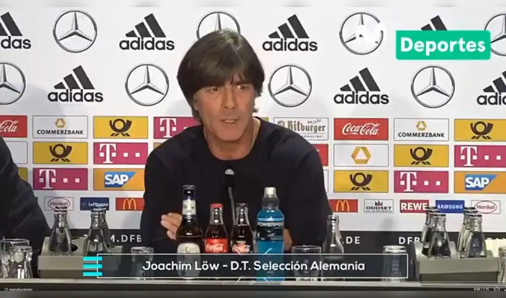 Joachim Löw confesó que pasó apuros por el contraataque peruano [VIDEO]