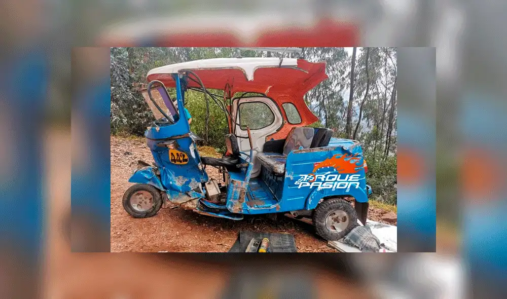 Caminos del inca: Raúl Velit se estrella contra mototaxi y abandona la ruta [FOTOS] 