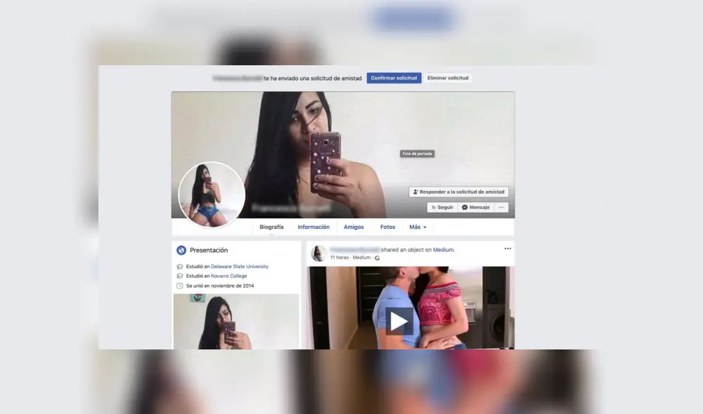 Evita añadir a desconocidos en Facebook. Foto: Tu Experto.