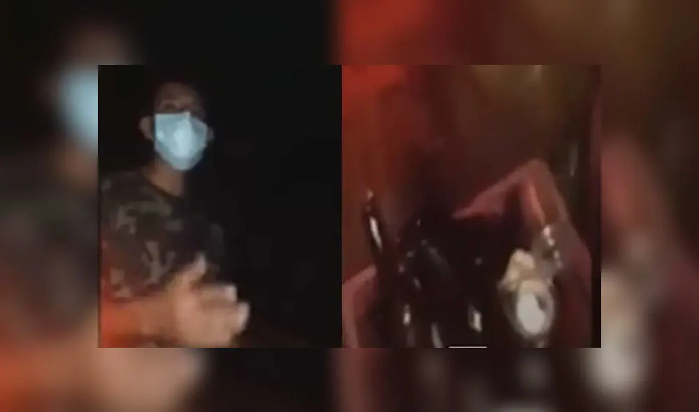 Policías son intervenidos por tomar bebidas alcohólicas. Créditos: Panamericana. Policías son intervenidos por tomar bebidas alcohólicas. Créditos: Panamericana.