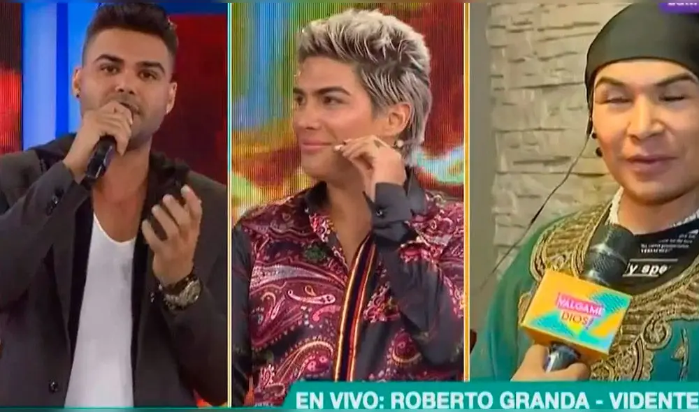 Erick Sabater se incomoda con comentario de vidente Roberto Granda