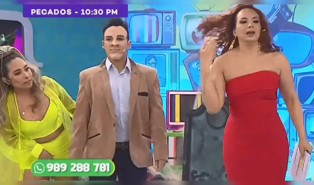 Janet Barboza tuvo airada reacción tras ser imitada por Mónica Cabrejos