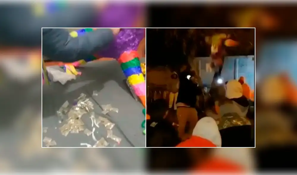 Celebran Año Nuevo con piñata llena de marihuana [VIDEO] 
