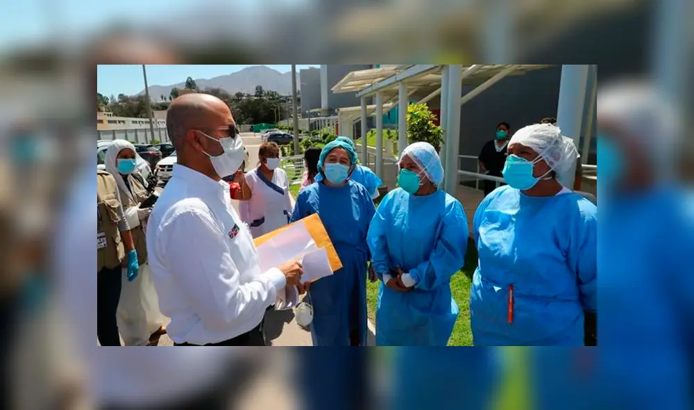 Victor Zamora en Moquegua. Foto: Minsa Victor Zamora en Moquegua. Foto: Minsa