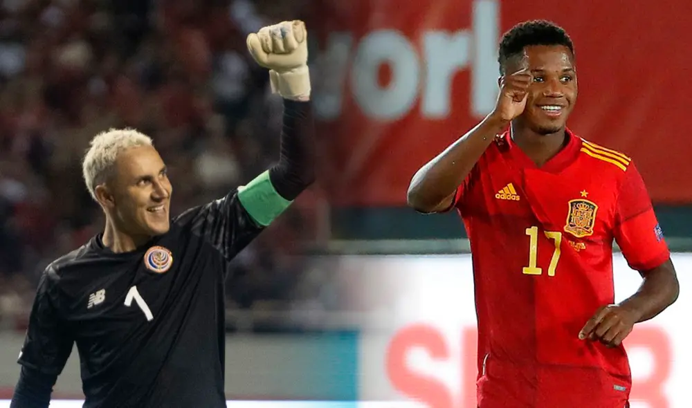 España y Costa Rica comparten el Grupo E junto a Japón y Alemania en el Mundial Qatar 2022. Foto: composición GLR/AFP/EFE España y Costa Rica comparten el Grupo E junto a Japón y Alemania en el Mundial Qatar 2022. Foto: composición GLR/AFP/EFE