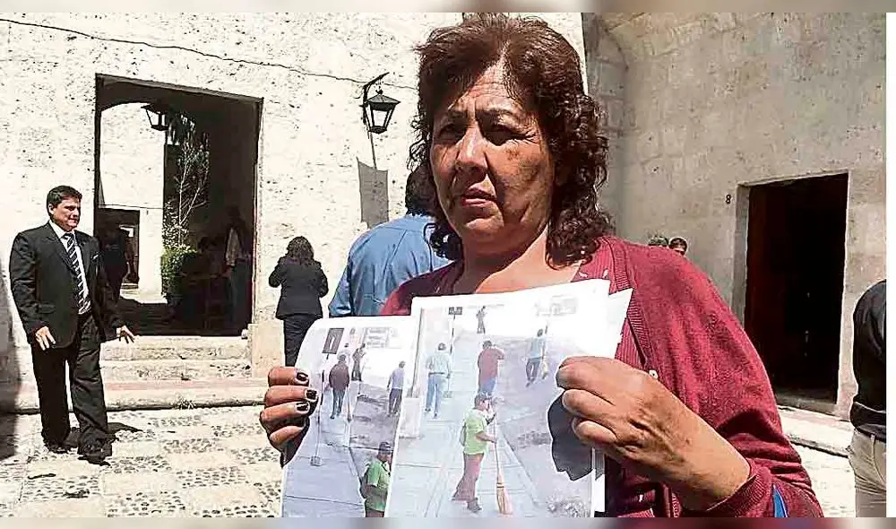 Tía de obrero se queja. Tía de obrero se queja.