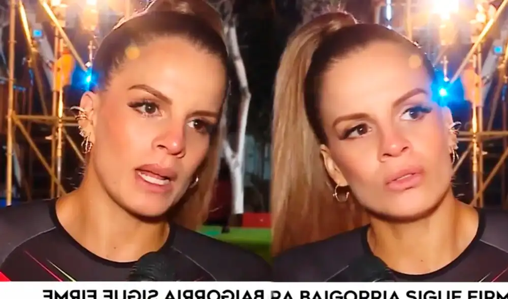 Alejandra Baigorria respondió a las críticas por haber perdonado a Said Palao. Foto: capturas América TV