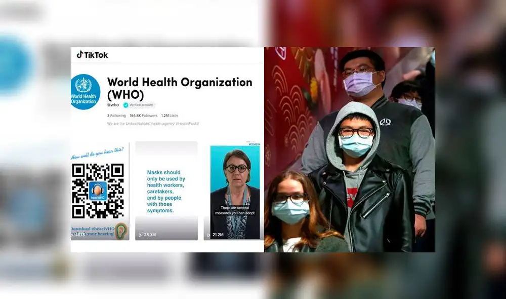 OMS crea cuenta de Tik Tok para desmentir teorías falsas sobre coronavirus OMS crea cuenta de Tik Tok para desmentir teorías falsas sobre coronavirus