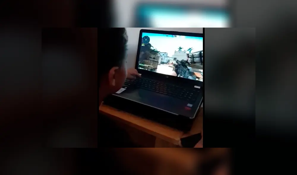 El pequeño le da el triunfo de la partida. Foto: TikTok.