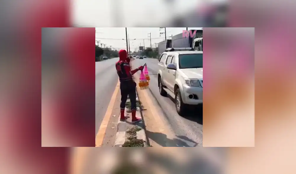 Facebook viral: vendedor de flores se vuelve’ famoso’ tras disfrazarse como Spiderman para ofrecer sus productos Facebook viral: vendedor de flores se vuelve’ famoso’ tras disfrazarse como Spiderman para ofrecer sus productos