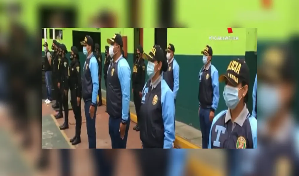 Los nuevos efectivos fueron capacitados y entrenados para ofrecer el servicio de seguridad a la población contra la delincuencia. Foto: Captura Panamericana Tv