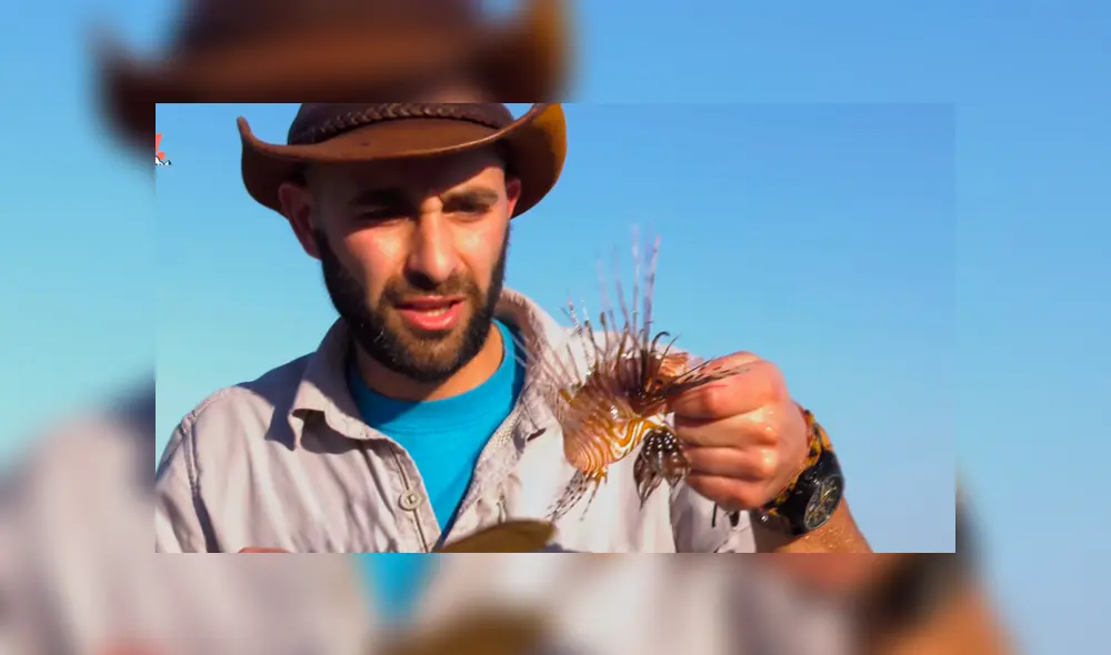 Un video viral muestra al famoso 'Coyote' Peterson siendo picado por un venenoso pez león. Un video viral muestra al famoso 'Coyote' Peterson siendo picado por un venenoso pez león.