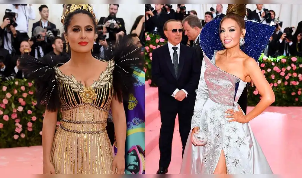 MET Gala 2019: Fans alaban a Salma Hayek pero destruyen a Thalía [VIDEO]