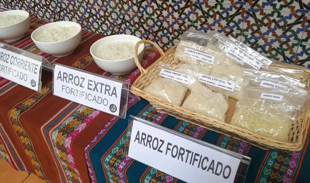 Este tipo de arroz fue elaborado de tal manera que durante su preparación no presenta ningún cambio de sabor ni de color. Foto: Minsa