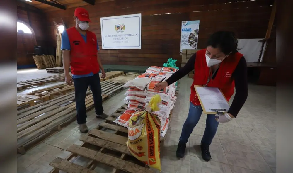 Observan nuevamente entrega de canastas en Huanchaco Observan nuevamente entrega de canastas en Huanchaco