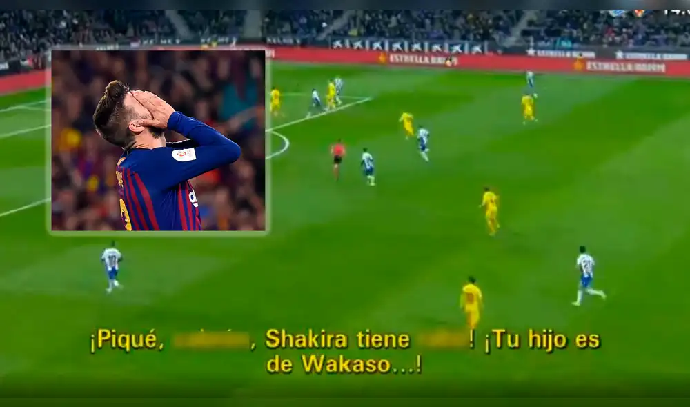 Gerard Piqué y su familia reciben insultos en el derbi Barcelona vs. Espanyol.