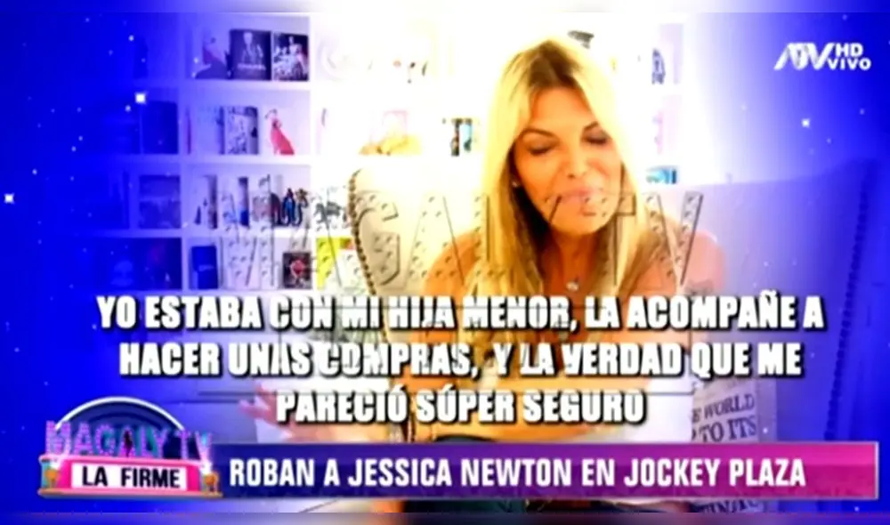 Jessica Newton: Roban a ex Miss Perú en conocido centro comercial