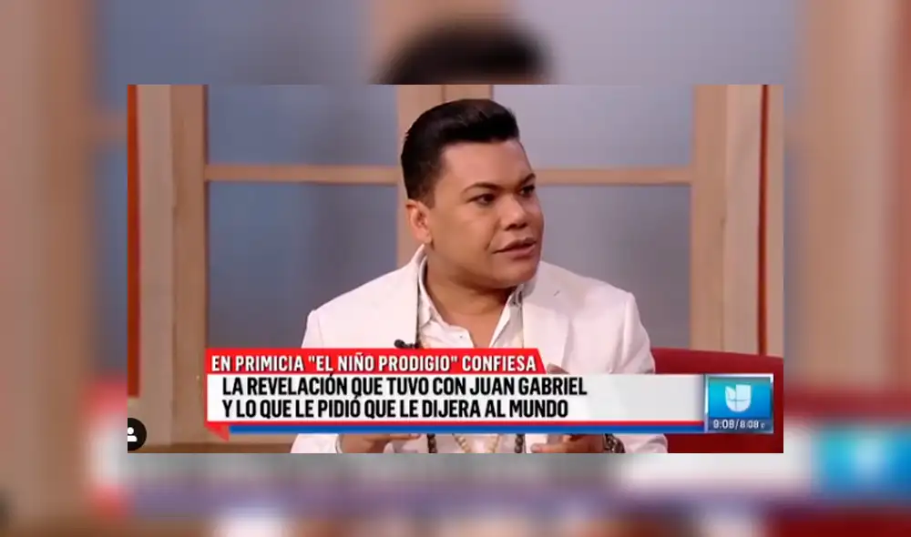 Hijo no reconocido de Juan Gabriel cuenta la inquietante revelación que le hizo el cantante [VIDEO]