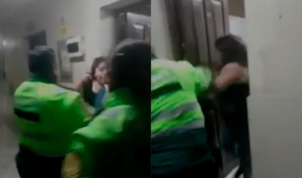 El policía fue identificado como Luis Walter Guillén Hurtado.