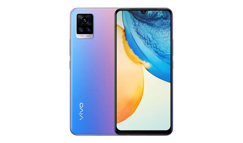 Diseño del nuevo Vivo V20. Foto: Vivo