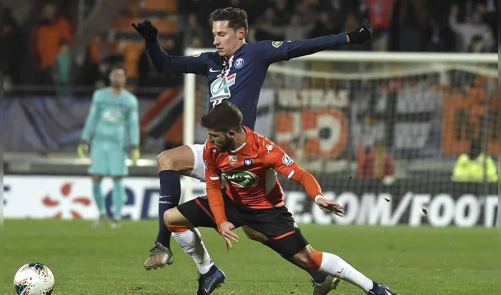 PSG venció 1-0 a Lorient y clasificó a octavos de final de la Copa de Francia. Foto: AFP. PSG venció 1-0 a Lorient y clasificó a octavos de final de la Copa de Francia. Foto: AFP.