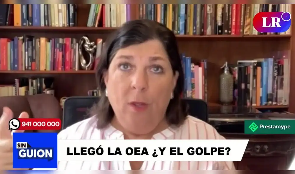 Rosa María Palacios en Sin Guion. Video: LR+
