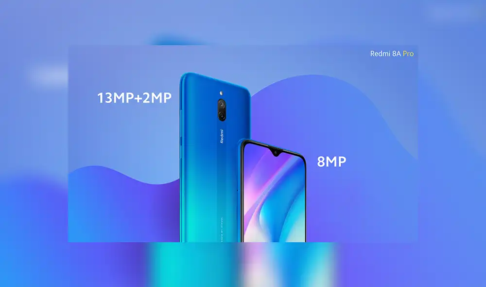 El Redmi 8A Pro cuenta con una cámara trasera dual de 13 MP + 2 MP y una cámara selfie de 8 MP. El Redmi 8A Pro cuenta con una cámara trasera dual de 13 MP + 2 MP y una cámara selfie de 8 MP.