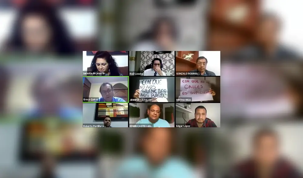 Consejeras denuncian acoso político y protestan en sesión virtual Consejeras denuncian acoso político y protestan en sesión virtual