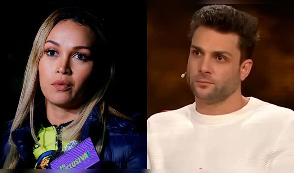 Angie Arizaga y Nicola Porcella