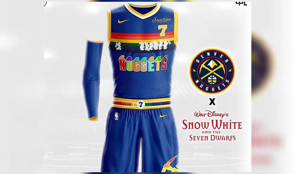 NBA: las camisetas de los equipos inspirados en personajes de Disney. Foto: Slam Studios