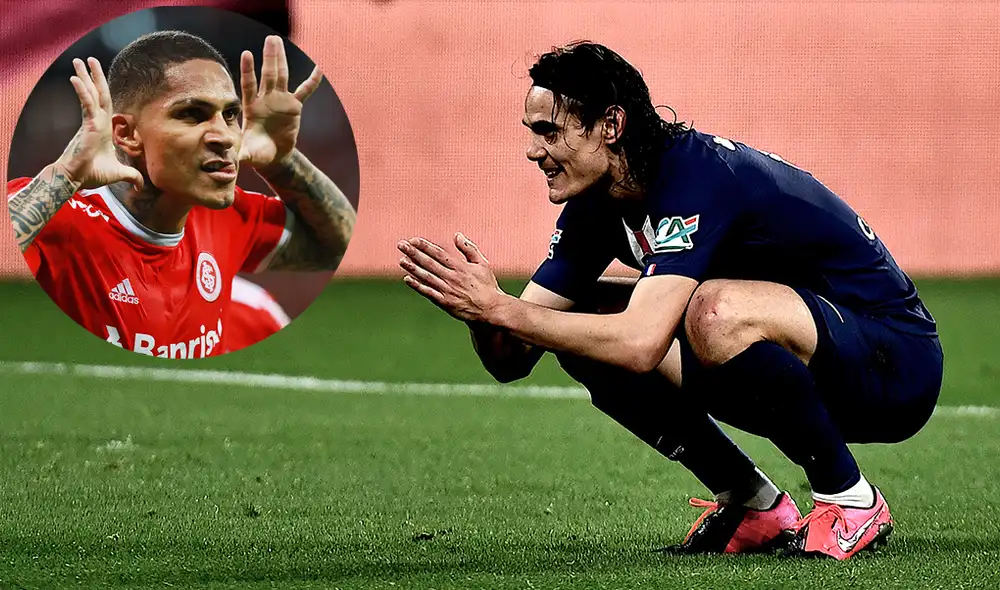 Edinson Cavani jugaría con Paolo Guerrero en el Inter de Porto Alegre. | Foto: AFP