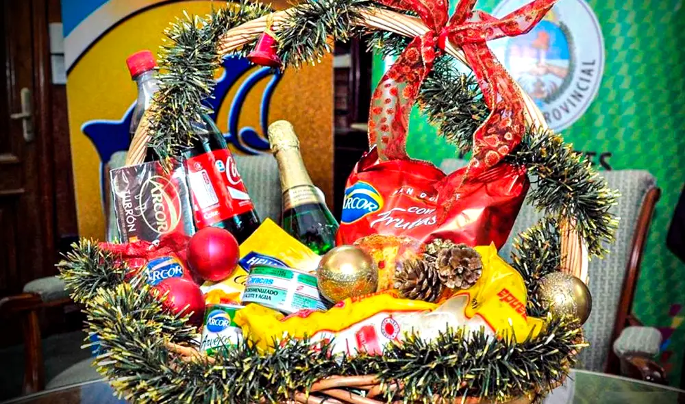 En el Perú, se empezó a entregar canastas  navideñas en el siglo XX. Foto: La República