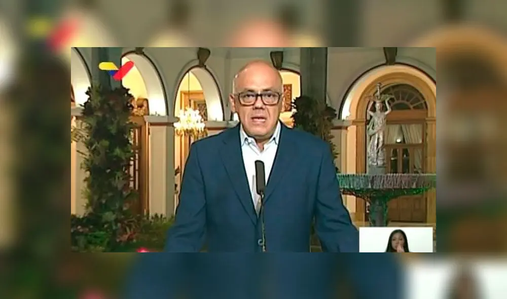 Jorge Rodríguez, ministro de Comunicación venezolano. Foto: captura de pantalla. Jorge Rodríguez, ministro de Comunicación venezolano. Foto: captura de pantalla.