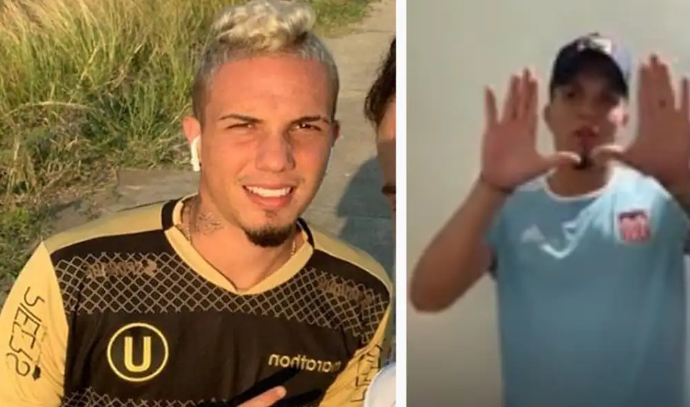 Edson Tortolero se dirige a los hinchas de Universitario.