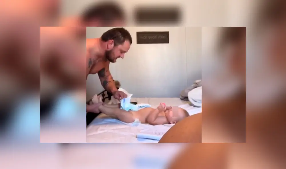 Video es viral en Facebook. La mujer se percató de la curiosa escena protagonizada por el papá de su bebé y no dudó en grabarla para compartirla en redes. Video es viral en Facebook. La mujer se percató de la curiosa escena protagonizada por el papá de su bebé y no dudó en grabarla para compartirla en redes.