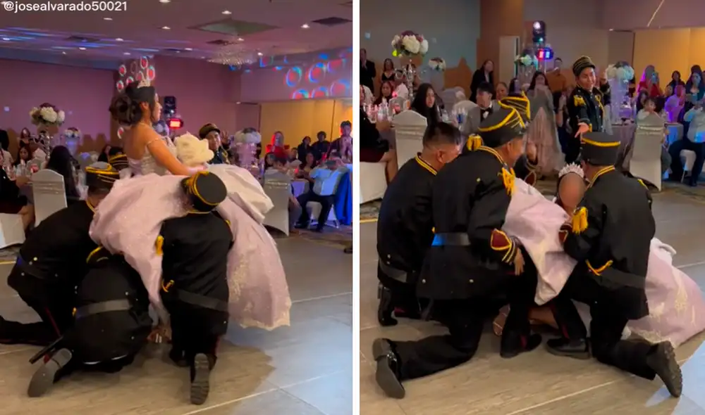 La joven no podía creer lo que le ocurría en plena celebración de su cumpleaños. Foto: composición LR/captura de TikTok/@Josealvarado