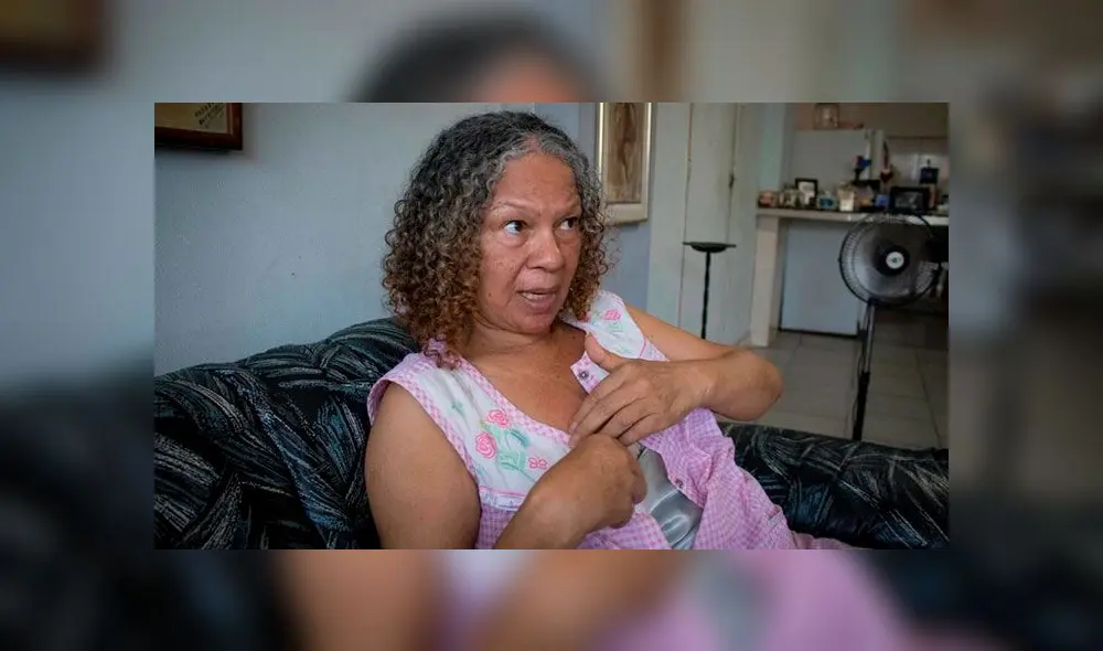 Elizabeth Salazar visibilizó la crisis hospitalaria de Venezuela al mostrar su seno con cáncer. Foto: Difusión