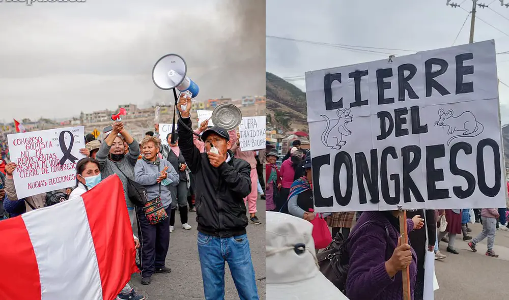 Situaciones de las carreteras interceptadas hoy por el paro nacional. Foto: composición LR/ lr