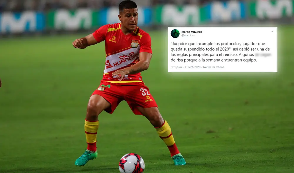 Liga 1: Marcio Valverde critica a los jugadores que no cumplen el protocolo. Foto: La República Liga 1: Marcio Valverde critica a los jugadores que no cumplen el protocolo. Foto: La República