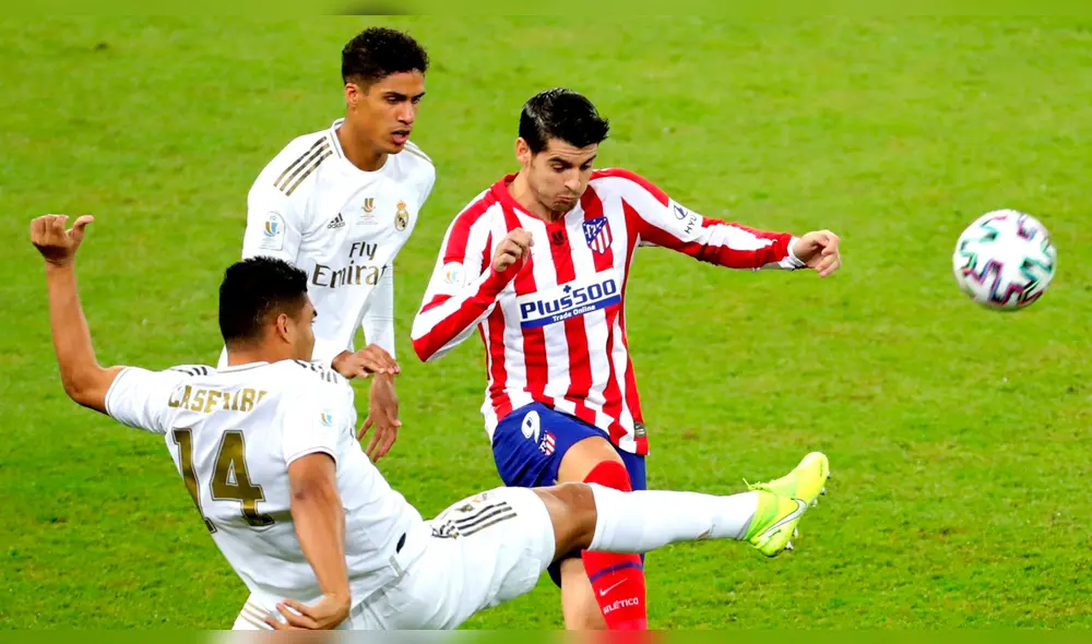 Real Madrid y Atlético de Madrid definirán en Arabia Saudita al campeón de la Supercopa de España 2020. | Foto: EFE Real Madrid y Atlético de Madrid definirán en Arabia Saudita al campeón de la Supercopa de España 2020. | Foto: EFE